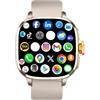 WEIDUJING S99 5G Full Netcom Smartwatch Android 13.0 2.4 pollici AMOLED schermo 900 W fotocamera rotante GPS WiFi NFC bussola Smart Watch per uomo (oro, 8 GB 128 GB)