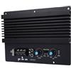 Goshyda Scheda Amplificatore Subwoofer per Auto 600W 12V, Scheda Amplificatore Monocanale con Dissipatore di Calore in Lega di Alluminio per Veicolo