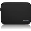 AULEEP Custodia leggera per computer portatile da 15-15,6, colore: nero | Copertine in neoprene spesso resistenti all'acqua per computer portatili tascabili e tablet, compatibili con Acer/Asus/Dell