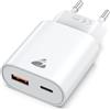Yosou Caricatore USB C, Caricatore iPhone Ricarica Rapida Spina Presa usb Multiplo 20W Caricabatterie per iPhone 17 16 15 14 13 12 Pro Max Samsung S26 S25 iPad Carica Cellulare Alimentatore usbc Adattatore