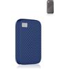 Generic Custodia protettiva in silicone per WD 500G/1T/2T/4T My Passport Portable SSD - antipolvere, antiurto e delicata sulla pelle, blu