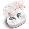 POMUIC Cuffie Bluetooth sportive, Hi-Fi, stereo, senza fili, Bluetooth 5.4 | Comfort Fit, suono eccezionale, 50 ore di autonomia, 4 microfoni ENC, doppio display LED, impermeabilità IP7