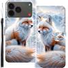 WUACYEAMING Custodia Compatibile con ZTE Nubia A57 4G,con Slot Carte PU Pelle Portafoglio Libro Case Antiurto Bumper Motivo Magnetica Flip Protettiva Resistente Volpe
