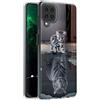 Mixroom - Cover Custodia Back case In TPU Silicone Morbida Per Samsung Galaxy M33 5G Fantasia Riflesso Felino N991