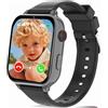 Berilona 4G Orologio Smartwatch Bambini,Smartwatch Bambini con Videochiamata, Grigio | GPS Vocale SOS Chat Vocale WIFI Modalità Classe Sveglia Contapassi Calcolatrice Smart Watch Bambino Bambina 4-12 Anni Regalo