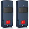 Puiseno Telecomando 433 MHz per MT COOL C2,MT 2 | MT 2A|, MT B RCB 02, TRC1, TRC2, TRC3, rolling code, telecomando a 2 canali (2 pezzi)