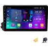 ZARAPLUS Android 13 Autoradio Bluetooth 2 DIN 9 Pollici Navigazione Display per SsangYong Kyron 2005~2011 Stereo Auto Carplay Supporto 4G/WiFi/Radio FM RDS/DSP/Comandi al Volante,NF1