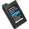 MIGAFEI Batteria ricaricabile agli ioni di litio da 1800 mAh per Sony PSP 1000 (1001, 1002, 1003, 1004, 1005, 1006, 1007, 1008, 1010), PSP Fat, PSP-110