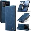 Samokor Cover per Xiaomi Poco X6 Pro 5G Pelle Flip Custodia Cavalletto Portafoglio Magnetica Carta Fessura Antiurto per Xiaomi Poco X6 Pro,Blu