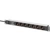 Digitus 1u Alu Pdu Rackmount. 6x Safety Outlet 1x Outlet (dN-95441)