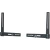 SMS Smart Media Solutions C121U002-1A supporto da parete per casse acustiche Staffa per TV Nero