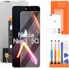 AGCUT Schermo di Ricambio per ZTE Nubia Neo3 5G LCD Display, Nero senza | Schermo LCD per ZTE Nubia Neo 3 5G Incell Display LCD, Schermo di Ricambio Tocco Vetro Anteriore Assemblea con Riparazione