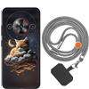 vingarshern Cover ZTE Blade A75 5G Custodia in Silicone Sottile,ZTE Blade A75 5G Cover Antiurto Con Motivo,ZTE Blade A75 5G Case Silicone Con Catena/Cordino per Cellulare,Modèle*03
