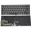 TELEMATICARICAMBI Tastiera Italiana per HP EliteBook 745 G5, 745 G6, 840 G5, 846 G5, 840 G6 | Frame silver, layout QWERTY italiano, retroilluminazione LED integrata e trackpoint ad alta precisione.