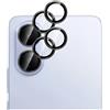 GIOPUEY 2 Pezzi Pellicola Fotocamera Compatibile con Vivo V60 Lite, [Protezione Completa][Doppia Protezione] Metallo + Vetro Temperato, Protezione Fotocamera - Black