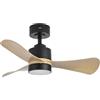 ABRILA Ventilador Dc Zepelin 18w 1900lm, componente ventola per 84338194