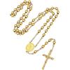 ChainsPro Collana Rosario da Uomo Donna con Croce in Acciaio inossidabile | Gioielli Religiosi in Argento/Oro/Nero con Medaglia della Maria/San Cristoforo/San Michele o con Foto Personalizzate