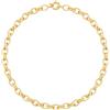Aobei Pearl 18K Oro Chunky Catena Choker Collana Open Oval Link Chian Collana per le Donne Minimalist Layering Gioielli