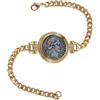 PELEIFA Bracciale con Moneta Antica della Dea Greca della Fortuna,Bracciale con in Argento Sterling