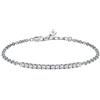 Morellato Bracciale Uomo in Argento 925‰, Zirconi Bianchi, Collezione Tennis - SATT17
