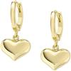 Amen Orecchini da donna di Amen della collezione Amore. Orecchini in argento 925 di colore oro giallo. Lunghezza: 2,3 cm. Dimensioni: cuore 12 x 9 mm - cerchio Ø 1,2 cm. La referenza è ORCULIG1