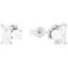 Amor Orecchini da donna, in argento Sterling 925, con perle di vetro e zirconi, 7 mm, idea regalo, in confezione regalo