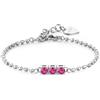 S'Agapõ Bracciale Donna in Acciaio e Cubic Zirconia | Collezione Dazzly - SDZ22