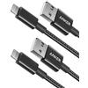 Anker cavo lightning Premium in Nylon 1m, confezione da 2, Certificato MFI | Nylon 1 m, confezione da 2, Certificato Apple MFi per iPhone SE/XS/XS Max/XR/X/8 Plus/7/6 Plus, iPad e Altro.