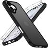 iVoler Cover Opaca per iPhone 17 6.3 Pollici con 2 Pezzi Vetro Temperato, [Antiurto di Grado Militare] Custodia Traslucida Posteriore Sottile Anti-Impronte Case, Nero