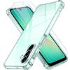iVoler 3 in 1 Cover per Samsung Galaxy A26 5G con 2 Pezzi Pellicola Vetro Temperato, Trasparente Antiurto Custodia, Sottile Morbida in Silicone TPU Protettiva Case