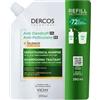 Dercos Shampoo Anti-Forfora DS Capelli Secchi Ricarica 390 ml