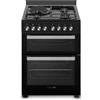 LA GERMANIA SM61DFN - Stufa a 2 forni, colore: Nero