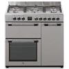 Continental Edison Cookiniere piano gas 3 forni elettrici CONTINENTAL EDISON CECP903FIX 5 fuochi, in acciaio inox, larghezza 90 cm