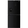 Continental Edison Frigorifero 4 ante con erogatore d'acqua - 464L - Total No Frost - 79 cm x 180 cm - Nero - Classe D