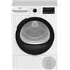 BEKO b300 D3H27493W - Asciugatrice pompa di calore - 7 kg - induzione - L60 cm - A+++ - Sensore di umidità - Bianco