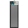 JVL Allure - Zerbino lavabile in lavatrice, 50 x 150 cm, colore: nero
