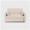 Produce Shop Divano Letto 2 posti Estraibile Design Moderno in Tessuto Porto Rico - Beige
