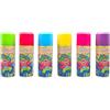 SWEEPING Set 12 Stelle Filanti Spray di Carnevale, 83ml per Bomboletta, 6 Colori Assortiti Vivi, Bombolette Spray Colorate per Feste in Maschera, Compleanni e Party Animazione