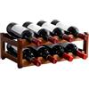 Generic Portabottiglie - Supporto compatto per 8 bottiglie di vino, da banco e da armadietto, elegante porta bevande per amici, adulti, uomini, donne, appassionati di matrimoni e vacanze