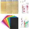 YOYEAH Set di 18 Pezzi di Candele Fai da Te 12 Colori di Piastre di Cera per Candele, 6 Pezzi di Lettere e Numeri di Cera, disegna Le tue Candele battesimali, Tatuaggi di Candele battesimali