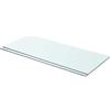 Atosonza Mensole da parete in vetro trasparente, 70 x 30 cm, spessore 8 mm, set da 2 pezzi, stabile mensola sospesa per soggiorno, cucina, bagno, corridoio, ufficio, salvaspazio e decorazione