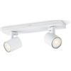 Philips 5309231p0, myLiving, Spot LED Runner 2 flg., 460LM, bianco, metallo, 3.5 Watts, integrato, 9 x 30,5 x 10.9 cm