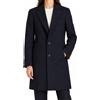 Suitsupply Donna Cappotto Vicenza UK30R S Blu Scuro Pura Lana Intaglio Lapel Mid