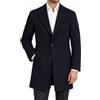 Suitsupply Cappotto Vicenza Blu Scuro in Lana Vergine UK46S Manica Lunga