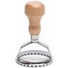 Stampo ravioli rotondo in legno e acciaio cm 4,8