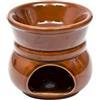 EVA Fornellino per bagna cauda cognac cm 11 - Ceramica - Cognac