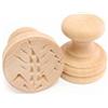 Stampo per croxetti,corzetti,corsetti disegno spiga - Naturale - Legno Di Faggio