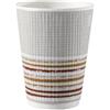 DUNI Bicchiere cappuccio monouso triple wall duni con decoro 24 cl (25 pezzi) - Pap,pbs,pla,cartone - Grigio Rigato