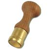 Stampo ravioli a molla liscio artigianale in ottone cm 2,8 - Ottone,legno - Ottone,naturale
