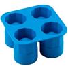ILSA Stampo ghiaccio bicchierino in silicone blu cm 12x12x6 - Blu - Silicone